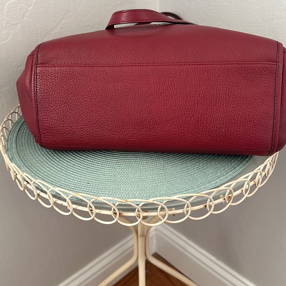 Coach Red (Maroon) Tote - Picture 5 of 12